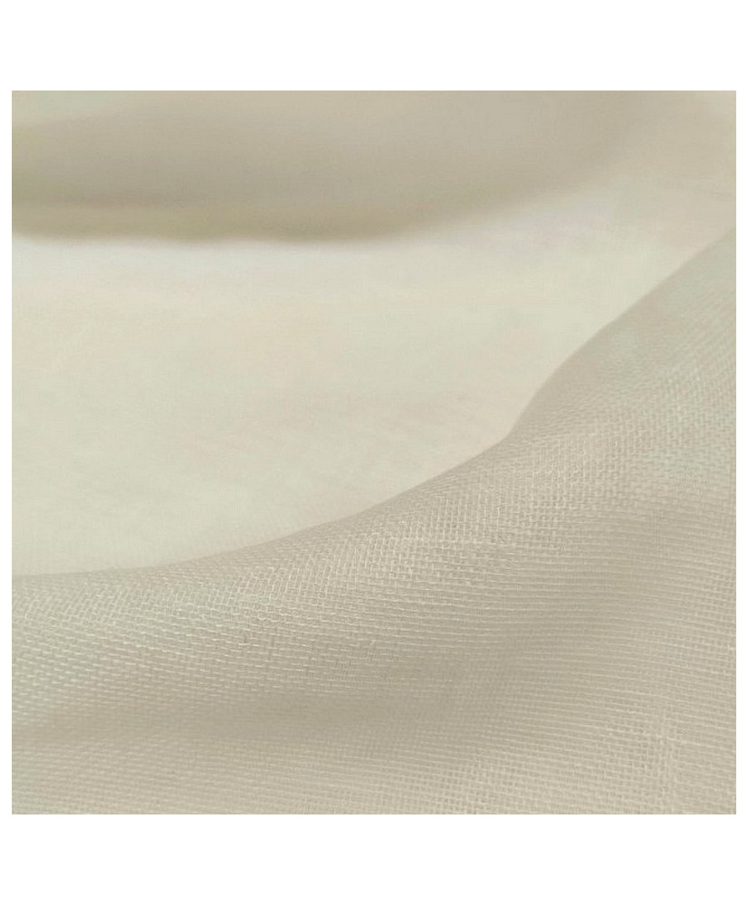 Kaolin col Ecru -Voilage 300 cm plombé