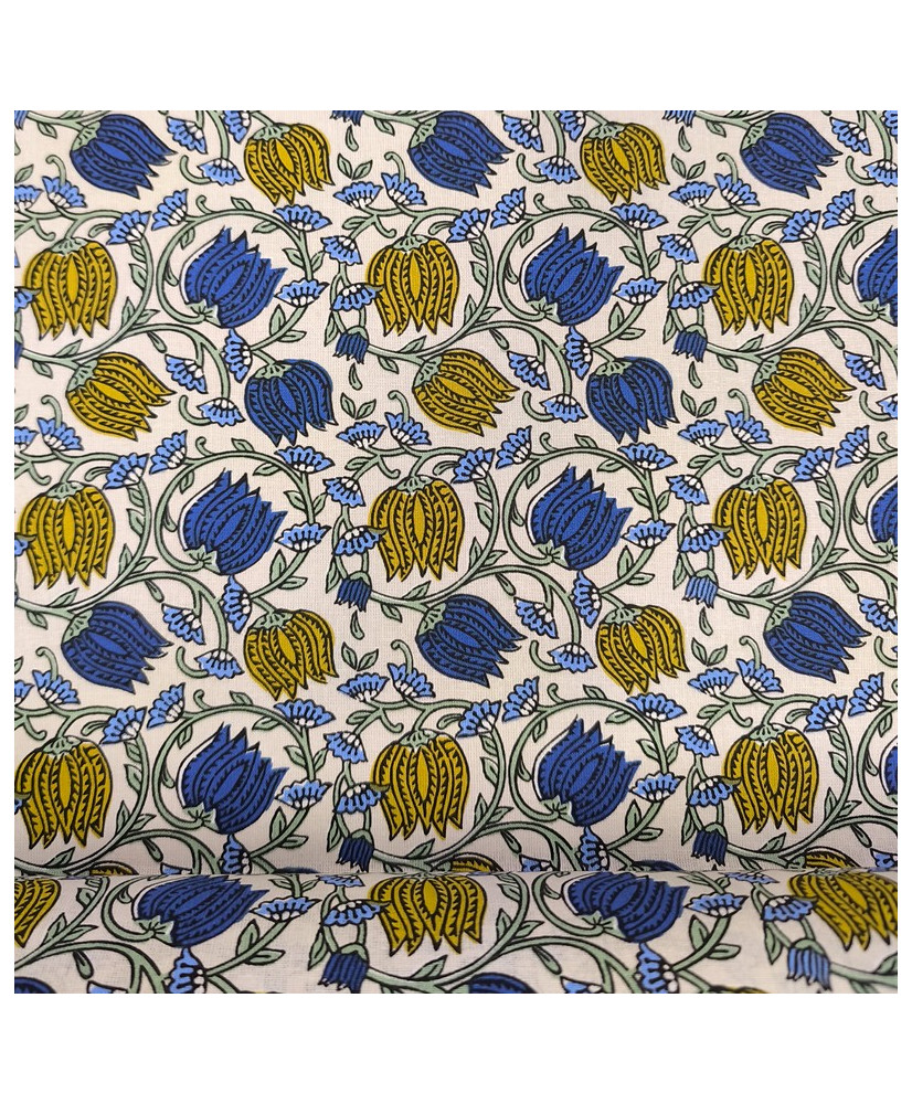 Tissu cretonne Chaï