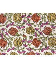 copy of Matelassé vertical "Chai et suzy " Bleu/ moutarde