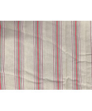 Matelassé vertical "Chai et Suzy " Orange/ Ivoire