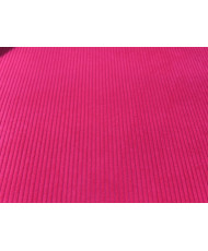 Coupon Velours côtelé d'ameublement -Huggy fuchsia 65 cm