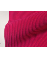 Coupon Velours côtelé d'ameublement -Huggy fuchsia 65 cm