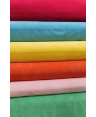 Coupon Velours côtelé d'ameublement -Huggy fuchsia 65 cm