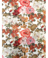 Tissu 100 % Lin " Capucine" 300 cm de large