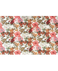 Tissu 100 % Lin " Capucine" 300 cm de large