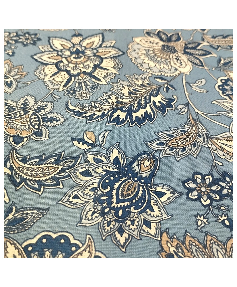 copy of Cotton fabric - Arlésienne All over blue