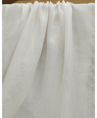 White linen voile - 300 cm
