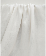 White linen voile - 300 cm