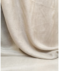 copy of White linen voile - 300 cm