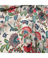 Tissu Poly-Coton aux Motifs Floraux Traditionnels – Altesse