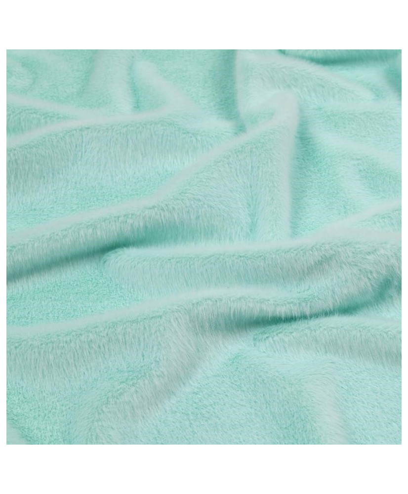 fausse fourrure bubu uni menthe