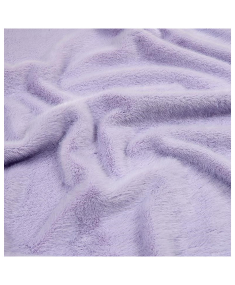 Fausse fourrure bubu uni Violet