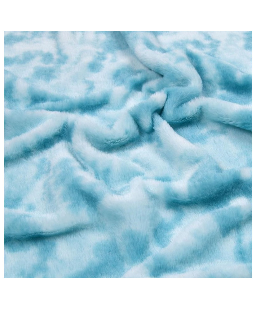 FAUSSE Fourrure BUBU funny Bleu