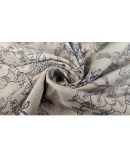 Coupon Demi natté - Peacock romance