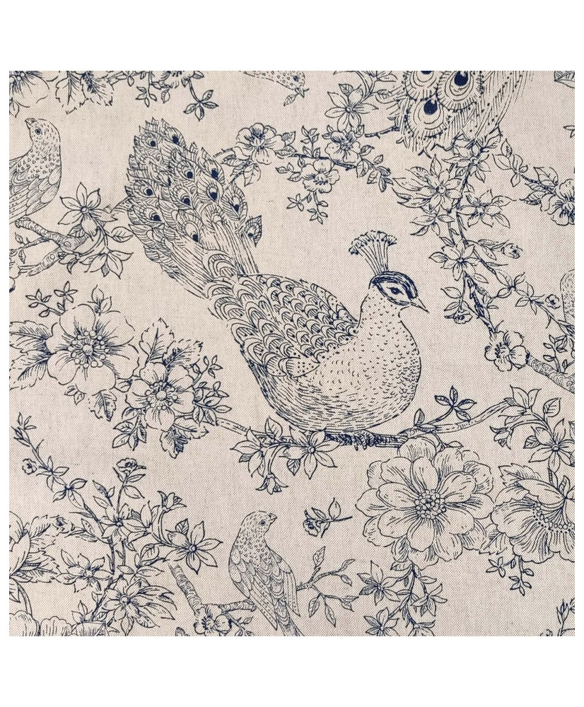 Coupon Demi natté - Peacock romance