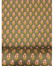 Tissu Adi fleur Provence Bronze