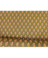 Tissu Adi fleur Provence Bronze