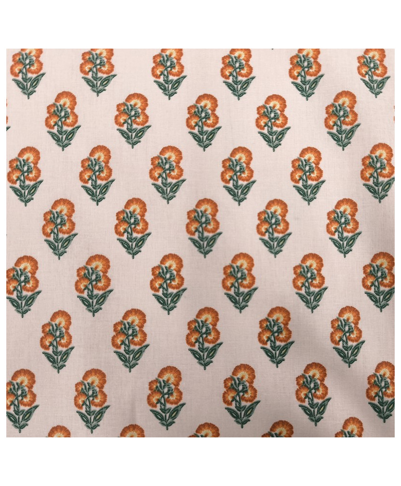 copy of Tissu Adi fleur Provence turquoise