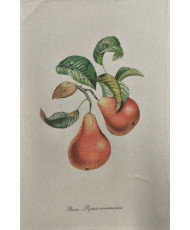 Torchon 100% coton- poire d'antan