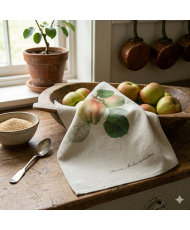 Torchon 100% coton-Pomme d'antan