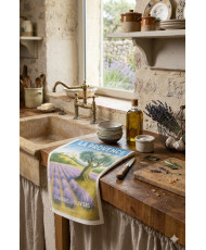 Torchon 100% Coton Provence Vintage – Fabriqué en France