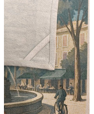 Torchon 100% Coton Aix en Provence Vintage – Fabriqué en France