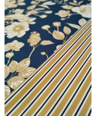 Alami-Toile de Jouy- Marine- 280 cm