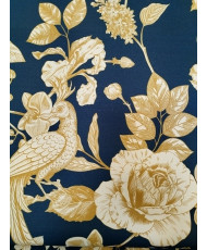 Alami-Toile de Jouy- Marine- 280 cm