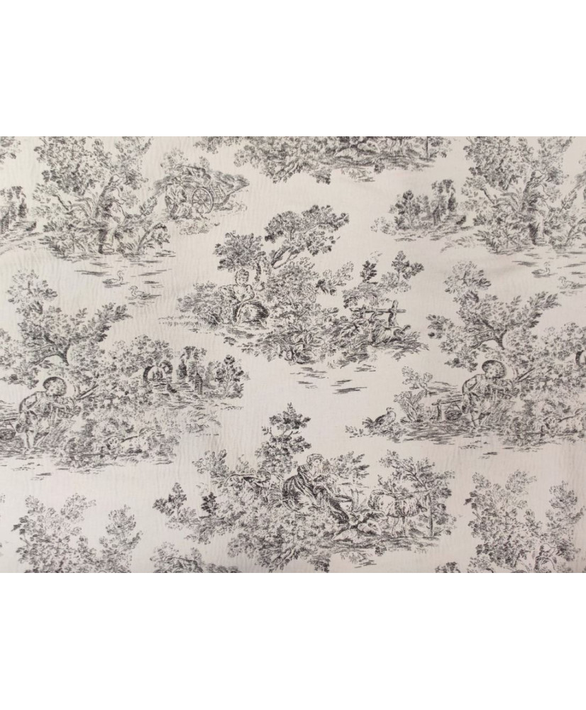 Coupon tissu jacquard Coline 40 cm