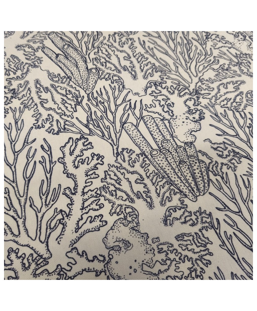 100% Cotton Fabric - Extra Wide Alize Navy Blue