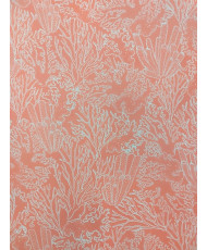 Alize corail Tissu 1/2 Panama 100% Coton-280 cm
