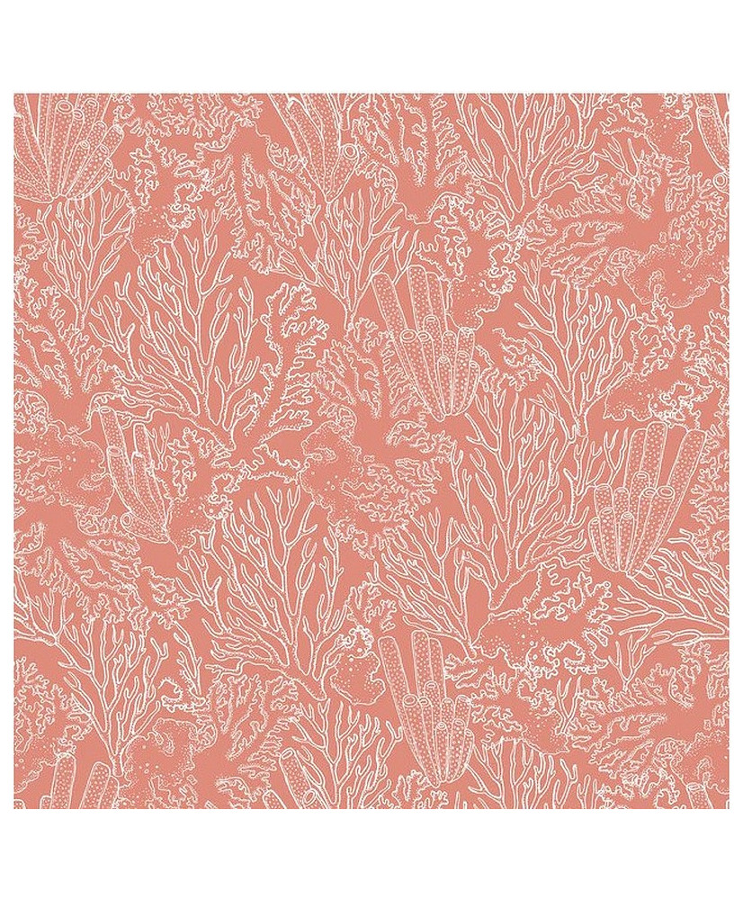 Alize corail Tissu 1/2 Panama 100% Coton-280 cm