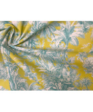 copy of Mini Maharani Cretonne Fabric – Blue/Orange (100% Cotton)"