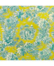 copy of Mini Maharani Cretonne Fabric – Blue/Orange (100% Cotton)"