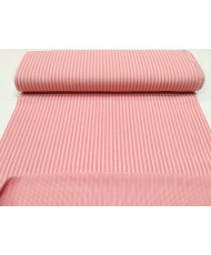Striped Cotton Double Gauze Fabric – Pink--Cherry– 125 cm Width
