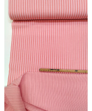 Striped Cotton Double Gauze Fabric – Pink--Cherry– 125 cm Width
