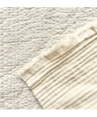 Tissu Coton Surpiqué Écru