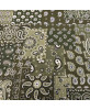 Tissu Farwest kaki 100% Coton Imprimé Bandana & Paisley