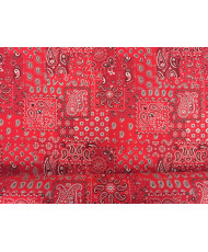 copy of Tissu 100% Coton Imprimé Bandana & Paisley - Farwest vert