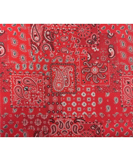 copy of Tissu 100% Coton Imprimé Bandana & Paisley - Farwest vert