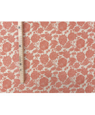 tissu-coton-floral-Kanpur-terracotta-motif-indienne-ameublement