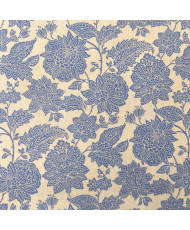 copy of Tissu Coton Mélangé  "kanpur au mètre" – Motif Floral Traditionnel (Laize 160cm)