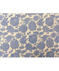 copy of Tissu Coton Mélangé  "kanpur au mètre" – Motif Floral Traditionnel (Laize 160cm)