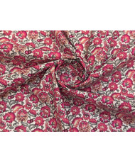 copy of Tissu Cretonne 100% Coton Fleuri Liberty - Laize 160 cm |Coloris violet