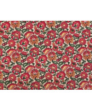 copy of Tissu Cretonne 100% Coton Fleuri Liberty - Laize 160 cm |Coloris violet