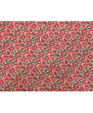 copy of Tissu Cretonne 100% Coton Fleuri Liberty - Laize 160 cm |Coloris violet
