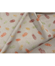 Tissu CIGALOUN Coton-Polyester Motif Cigales de Provence – Style Provençal Moderne