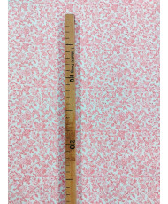 Coupon Cretonne-Léonie-Rose Pastel 1.35 m