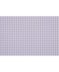 Lavender checked yarn-dyed woven fabric