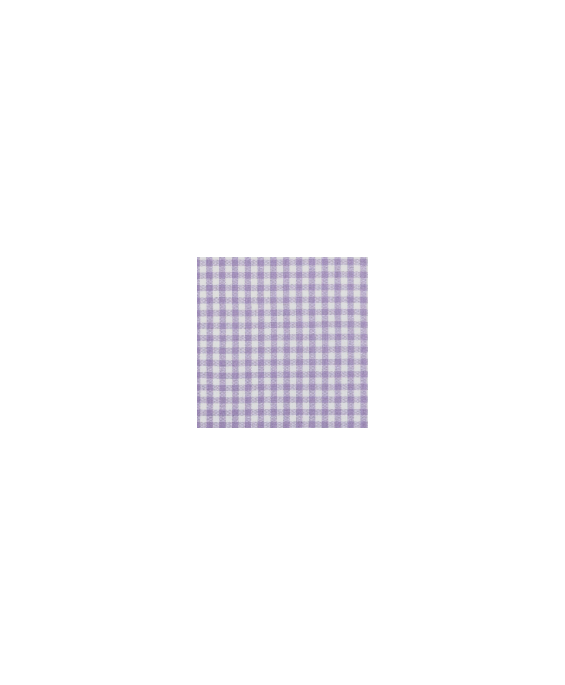 Lavender checked yarn-dyed woven fabric